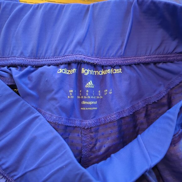 Adidas Adizero ClimaProof Running Blue Pants Women’s‎ Small Lightweight Joggers - Picture 8 of 16